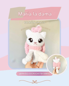 Patrón de crochet de gatito adorable para principiantes