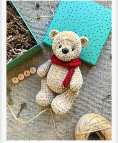 Patrón de crochet para un oso de peluche adorable