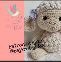 Patrón de ovejita adorable para los amantes del tejido