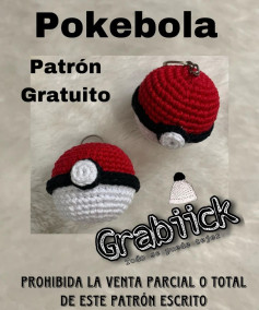 Patrón de Pokebola a Crochet Gratis