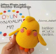 Patrón de pollito adorable para crochet