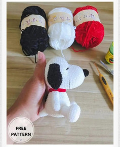 Patrón de Snoopy amigurumi: crea tu propio amigo de lana