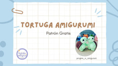 Patrón de Tortuga Amigurumi Gratis para Principiantes