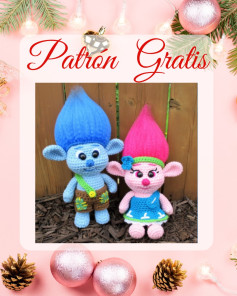 Patrón de Trolls de Ganchillo Gratis para Principiantes