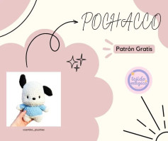 Patrón Gratis de Pochacco Amigurumi para Tejedores Creativos