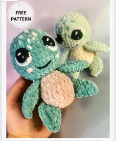 Patrón Gratis de Tortuga Amigurumi para Tejer a Mano
