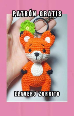 Patrón gratis para llavero de zorro tejido a crochet
