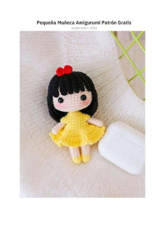 Pequeña Muñeca Amigurumi Patrón Gratis