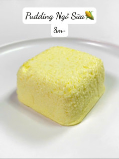 Pudding Ngô Sữa Mềm Mịn Tan Chảy Trong Miệng