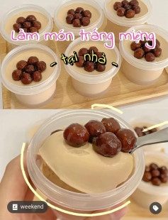 Pudding Trà Sữa Trân Châu Đường Đen Thơm Ngon
