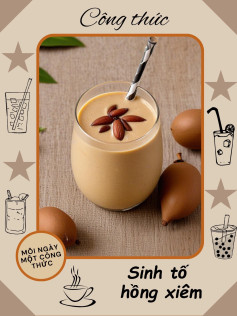 Sinh Tố Hồng Xiêm Bổ Dưỡng Giải Khát