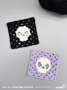 Skull Granny Square Crochet Pattern: A Unique Twist on Classic Design