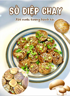 Sò Điệp Chay Xốt Nước Tương Hành Tỏi