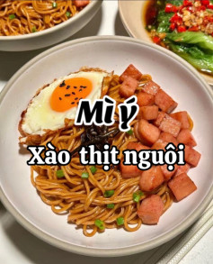 Spageti Wetem Spam Mo Aelan Sos