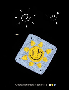 Sunny Crochet Granny Square Pattern for Bright Days