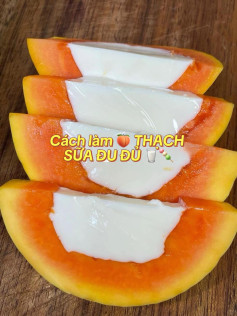 🍑 THẠCH SỮA ĐU ĐỦ 🥛🍡