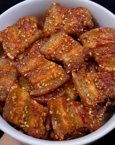 Thịt ba chỉ chiên