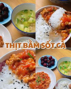 Thịt Băm Sốt Cà Chua Ngon Mềm, Đậm Đà Hương Vị