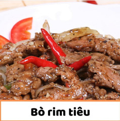 THỊT BÒ RIM TIÊU