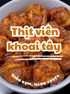 Thịt Viên Khoai Tây Giòn Rụm - Ngon Khó Cưỡng