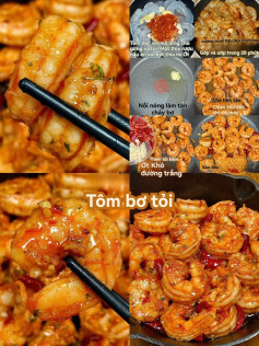 Tôm Bơ Tỏi Cay Nồng Quyến Rũ