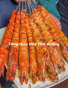 Tôm Nướng Mật Ong Ngọt Ngào Hương Rượu