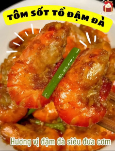 Tôm Sốt Tỏi Ớt Cay Nồng, Đậm Đà Đưa Cơm