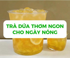 Trà Dứa Mát Lạnh Giải Nhiệt Ngày Hè