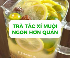 Trà Tắc Xí Muội Mát Lạnh Ngon Hơn Cả Quán