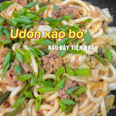 Udon Xào Bò Đậm Đà Hương Vị