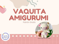 Vaquita Amigurumi: Patrón Gratis para Tejer