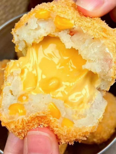 Viên khoai tây phô mai giòn tan ngậy béo