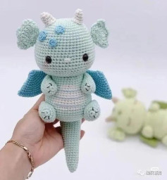 Вязаный дракон амигуруми: мастер-класс для начинающих