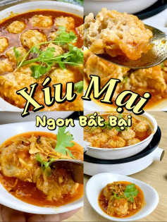 Xíu Mại Sốt Cà Chua Đậm Đà