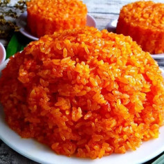 Xôi Gấc Dẻo Thơm Hòa Quyện Vị Dừa