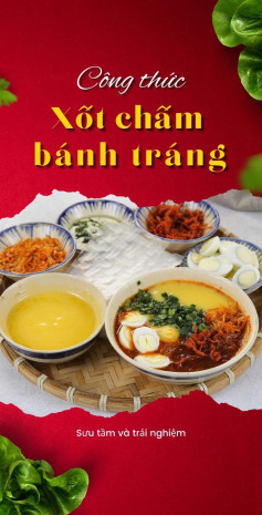 Xốt Chấm Bánh Tráng Đậm Đà Mê Ly