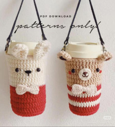 Adorable Crochet Animal Cup Holder Patterns for Beginners