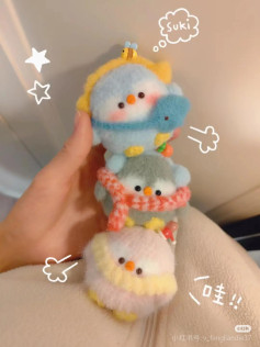 Adorable Crocheted Chicks Stack for Creative Crafting Inspiration