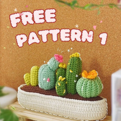 Amigurumi Crochet Pattern: Cute Cactus Garden Free Tutorial
