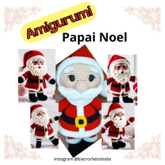 Amigurumi de Papai Noel: Crie o Seu Próprio Natal