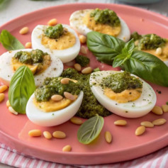 Avocado Pesto Eggs on Sourdough Delight