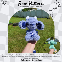 Azalea the Adorable Floral Crochet Creature