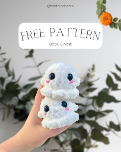 Baby Ghost Free Pattern 👻