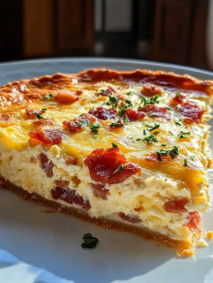 Bacon and Cheese Quiche