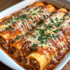 Baked Manicotti Pasta