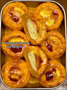 Bánh khoai lang yến mạch nướng: Ngọt ngào, thơm béo, giòn xốp