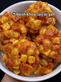 Bánh Khoai Tây Ức Gà Giòn Cay Thơm Ngon
