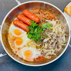 BÁNH MÌ CHẢO TẠI GIA