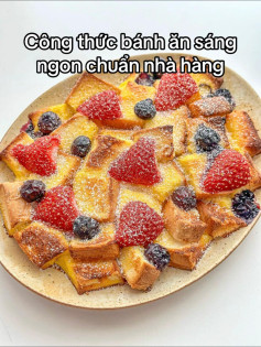 Bánh Mì Trái Cây Nướng Ngon Lành Cho Bữa Sáng