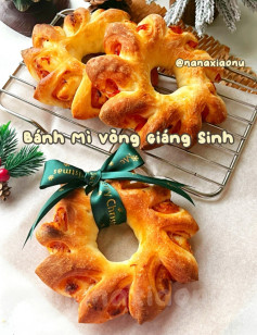 Bánh mì vòng Giáng Sinh
